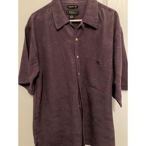 Berelli Mens Button Up Shirt - Washable silk - size XL